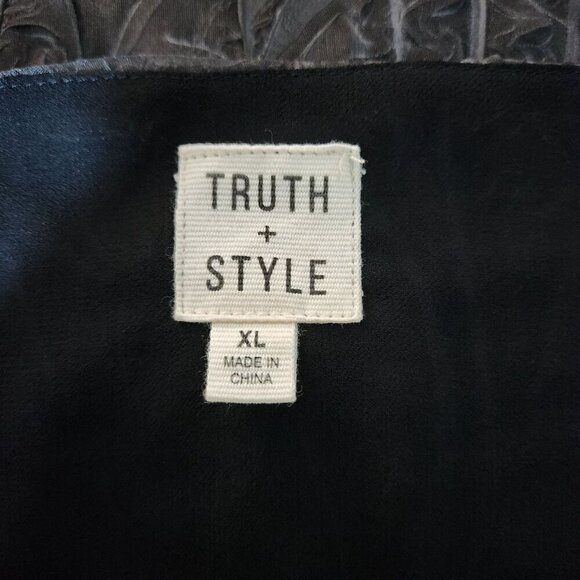 Truth + Style Brand Tunic Gray Size X-Large - Picture 3 of 4